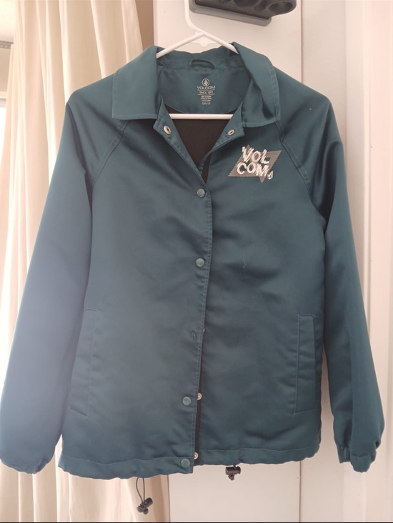 Volcom Jackets & Blazers - Volcom Women's Teal Coach Jacket